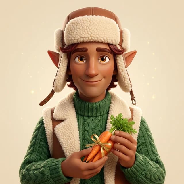 Finn, the reindeer helper