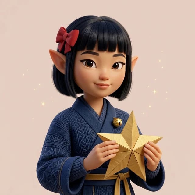 Nori, the paper-star folder