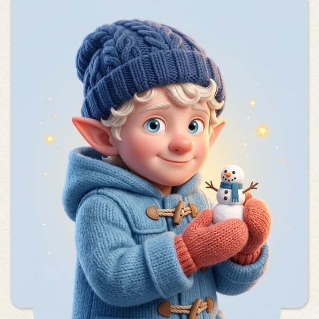 Oslo, the snow sculptor