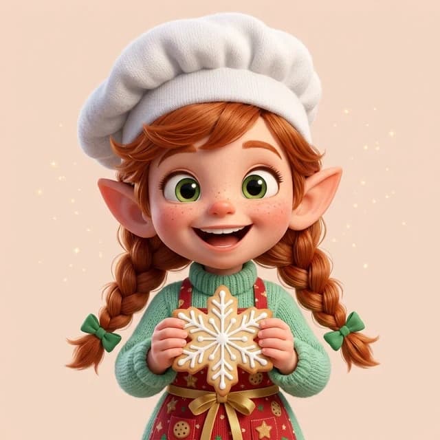 Poppy, the cookie artist